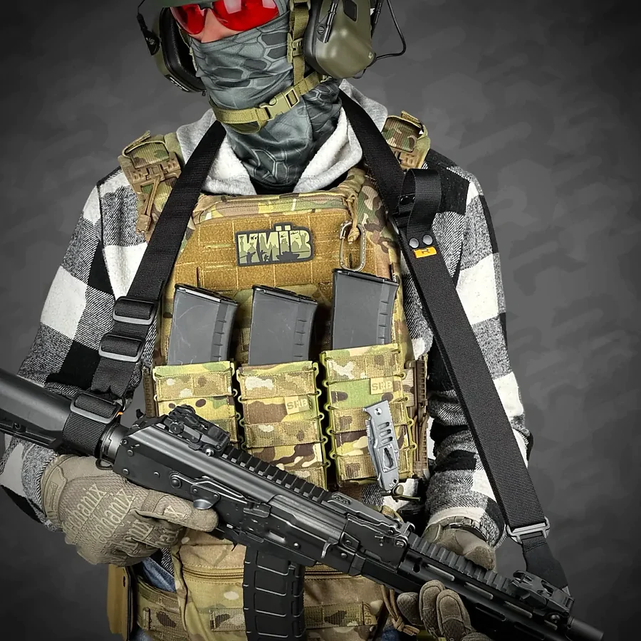 Ремінь RAGNAROK TYR carbine збройовий одно/двоточковий з додатковим кріпленням. Чорний