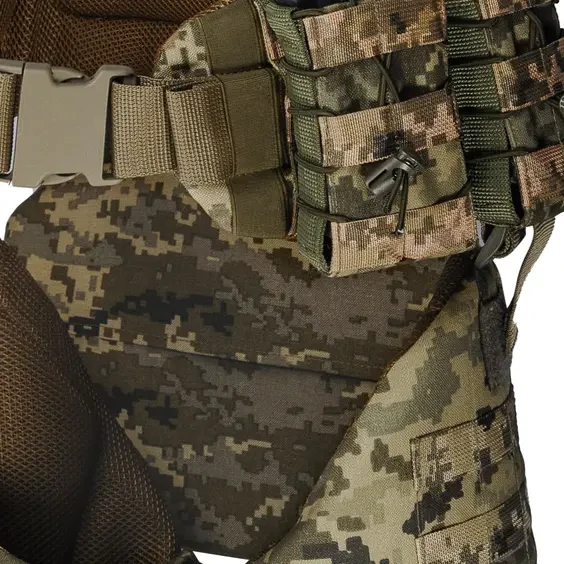 Баллистическая защита ног (бедер) + РПС Warbelt 2 класс SPECPROM. Пиксель. Размер: L