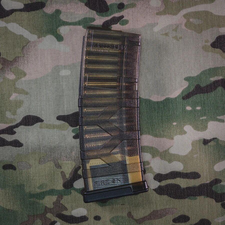 Магазин AR-30 5,56×45 мм НАТО / .223 Rem FIRE ON. Прозрачный