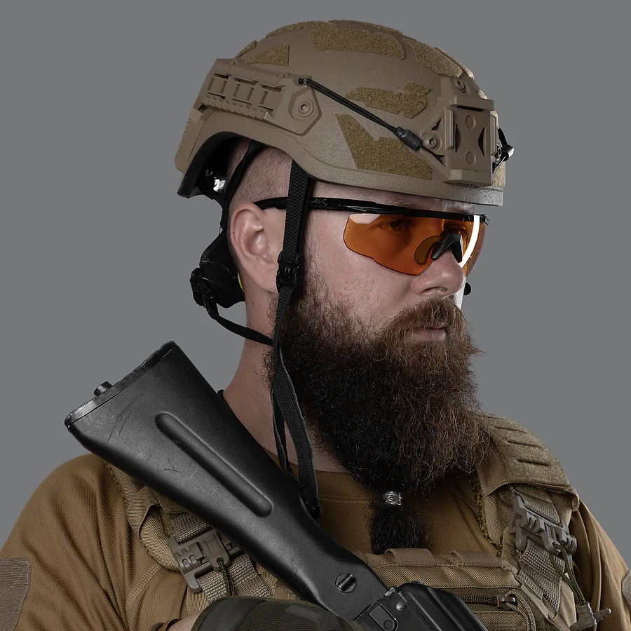 Кевларовый шлем ARCH High Cut. ТМ Combatant. Койот.