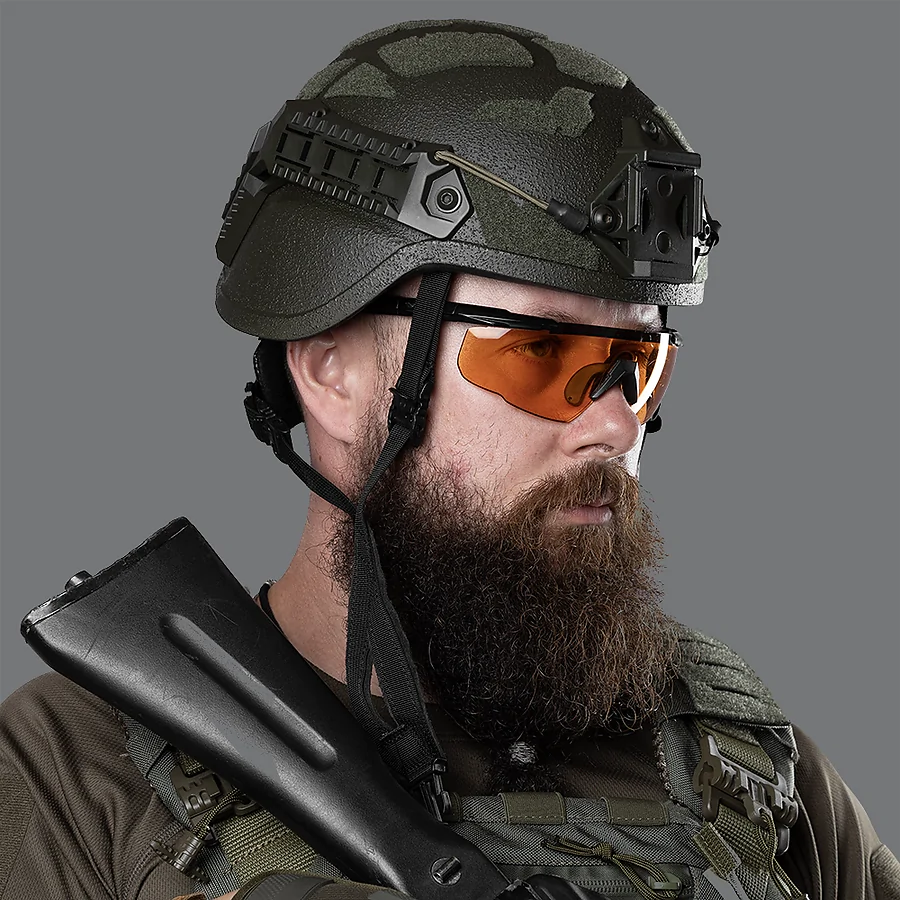 Кевларовый шлем ARCH MICH. ТМ Combatant. Олива.