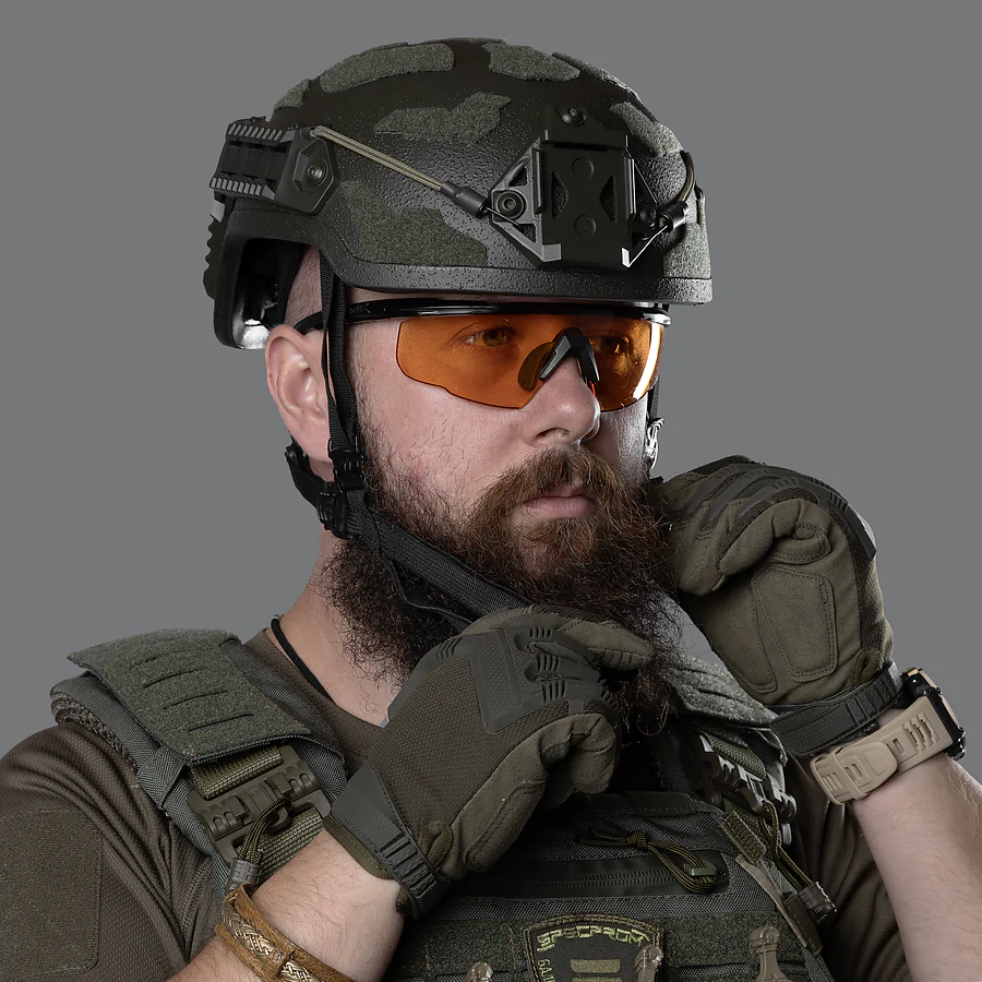 Кевларовый шлем ARCH High Cut. ТМ Combatant. Олива.