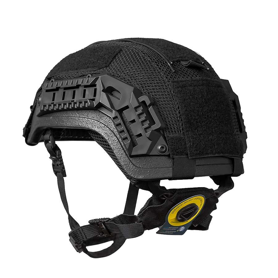 Кевларовый шлем ARCH High Cut. ТМ Combatant. Черный.