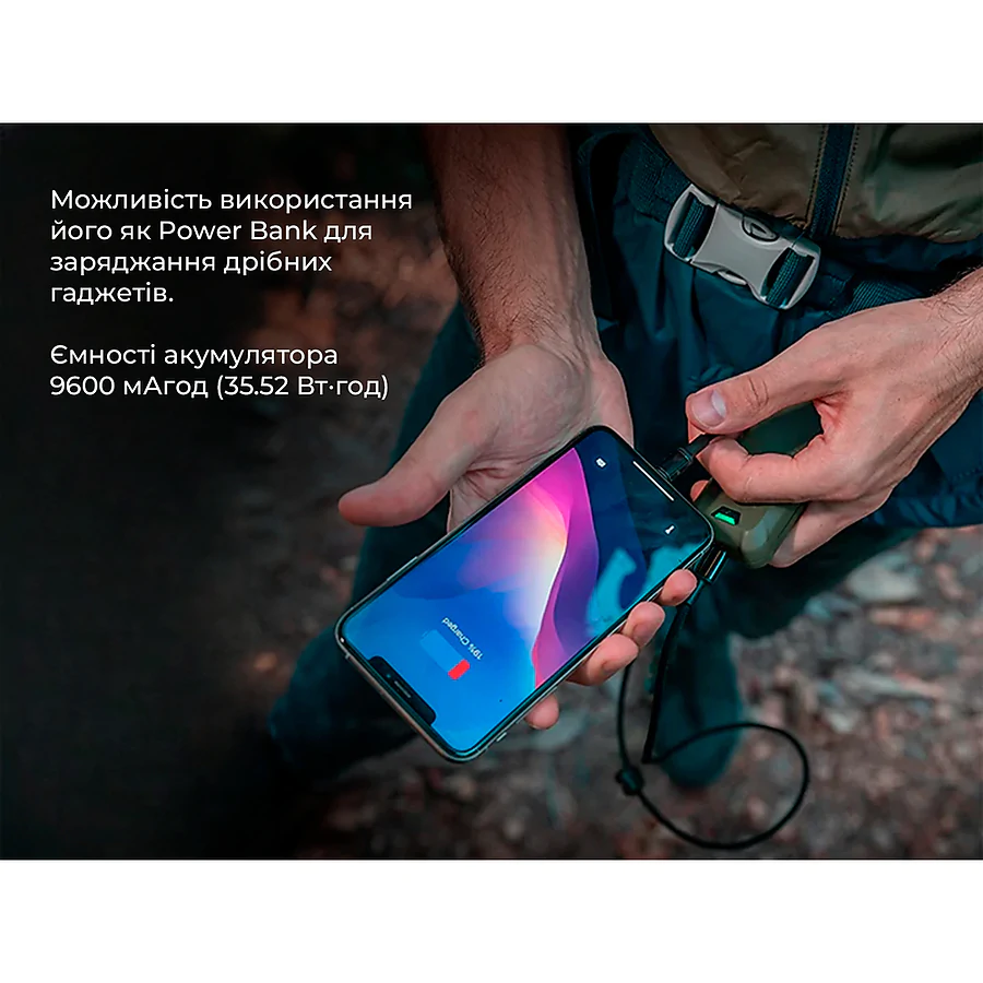 Портативний фумігатор-павербанк Flextail Max Repel S. Графіт