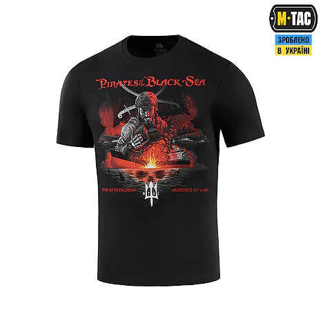 Футболка M-Tac Pirates of the Black Sea. Чорний