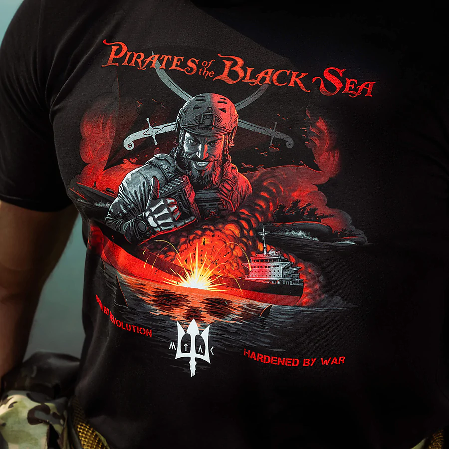 Футболка M-Tac Pirates of the Black Sea. Чорний