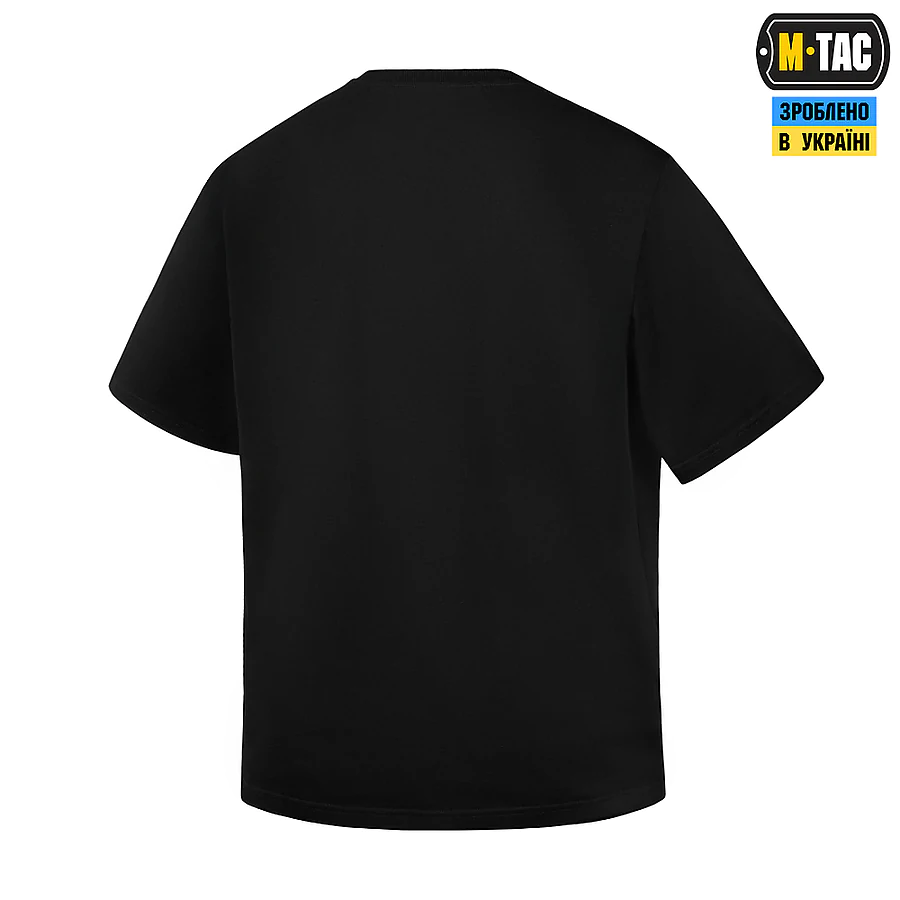 Футболка M-Tac WAR Cotton Hard Black/White. Чорний