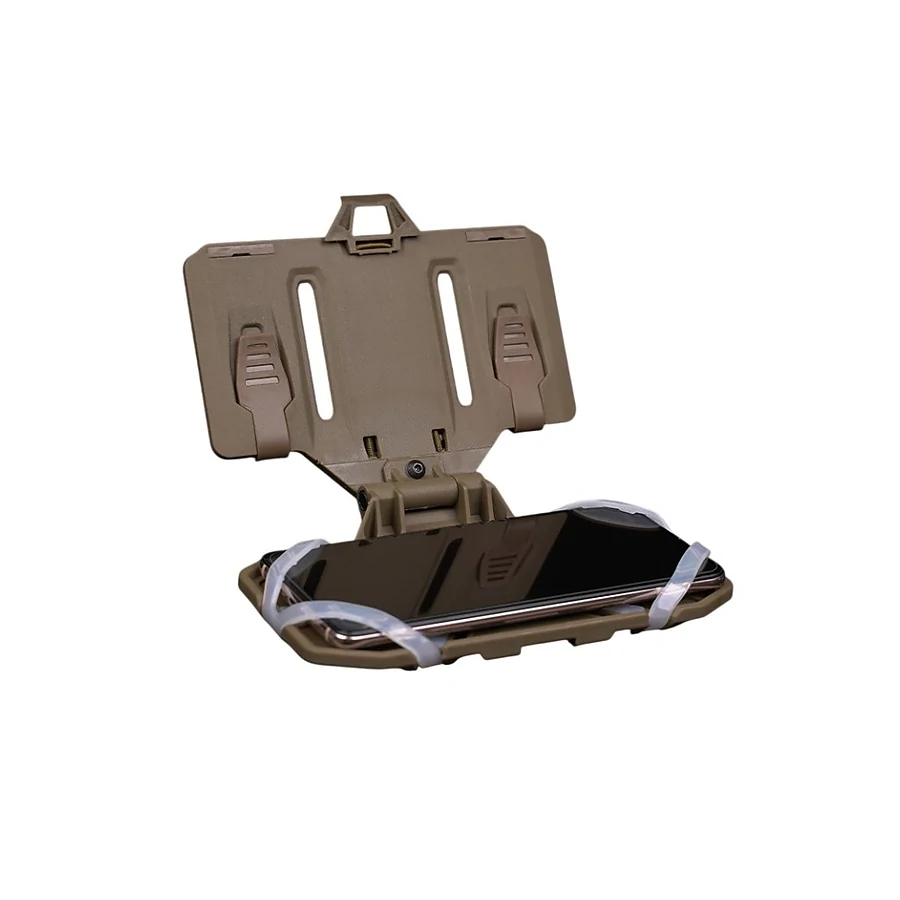 Тактичний відкидний чохол для смартфона MOLLE. Койот