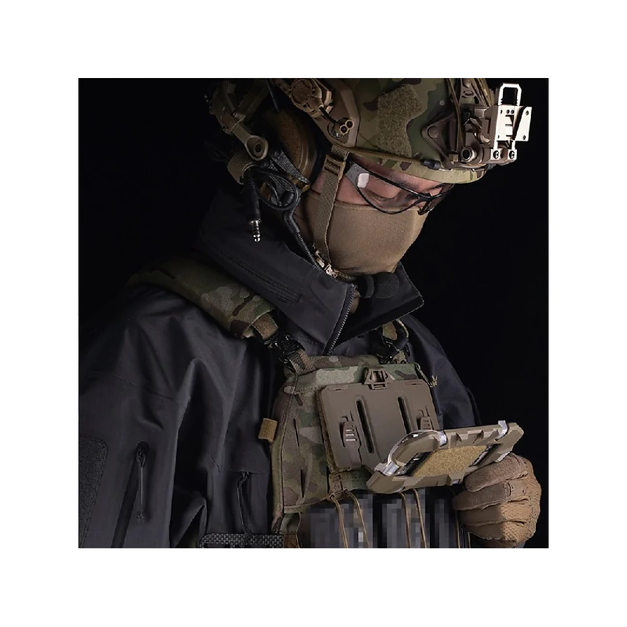 Тактичний відкидний чохол для смартфона MOLLE. Койот