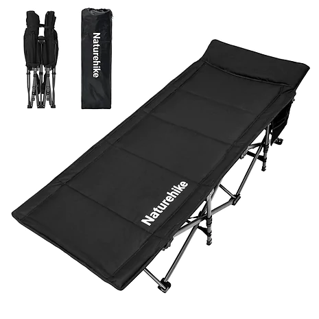 Ліжко складане Naturehike CNK2300WS010 поліестер Oxford і сталь. Чорний