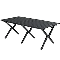Стіл складаний Naturehike Star Jane T01 CNK2550JJ018 119×60 см вуглецева сталь. Чорний