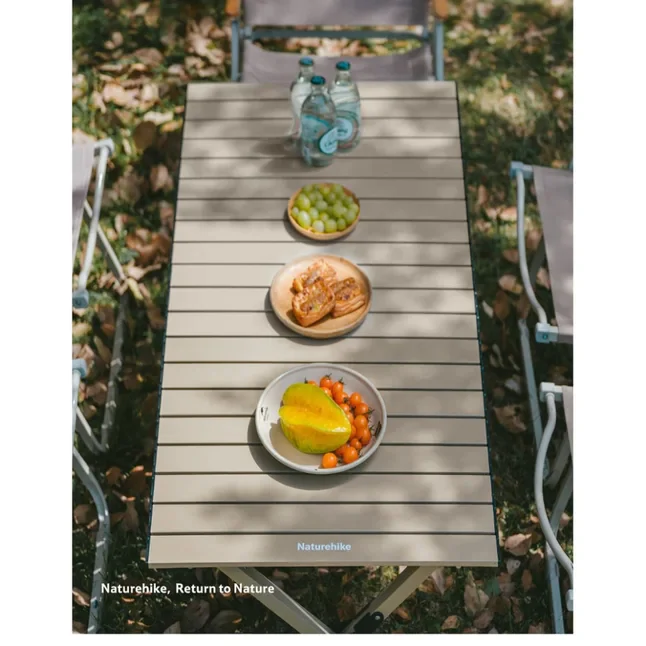 Стіл складаний Naturehike Star Jane T01 CNK2550JJ018 119×60 см вуглецева сталь. Чорний