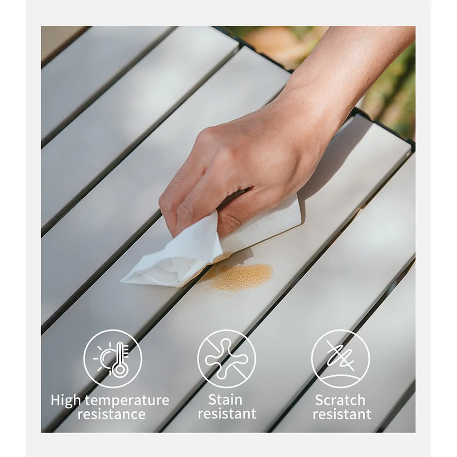 Стіл складаний Naturehike Simple Star T01 CNK2550JJ018 89×60 см вуглецева сталь. Чорний