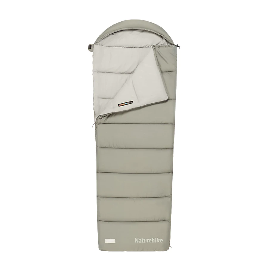 Спальный мешок с капюшоном Naturehike MS100 CNK2350WS023 правый. Олива
