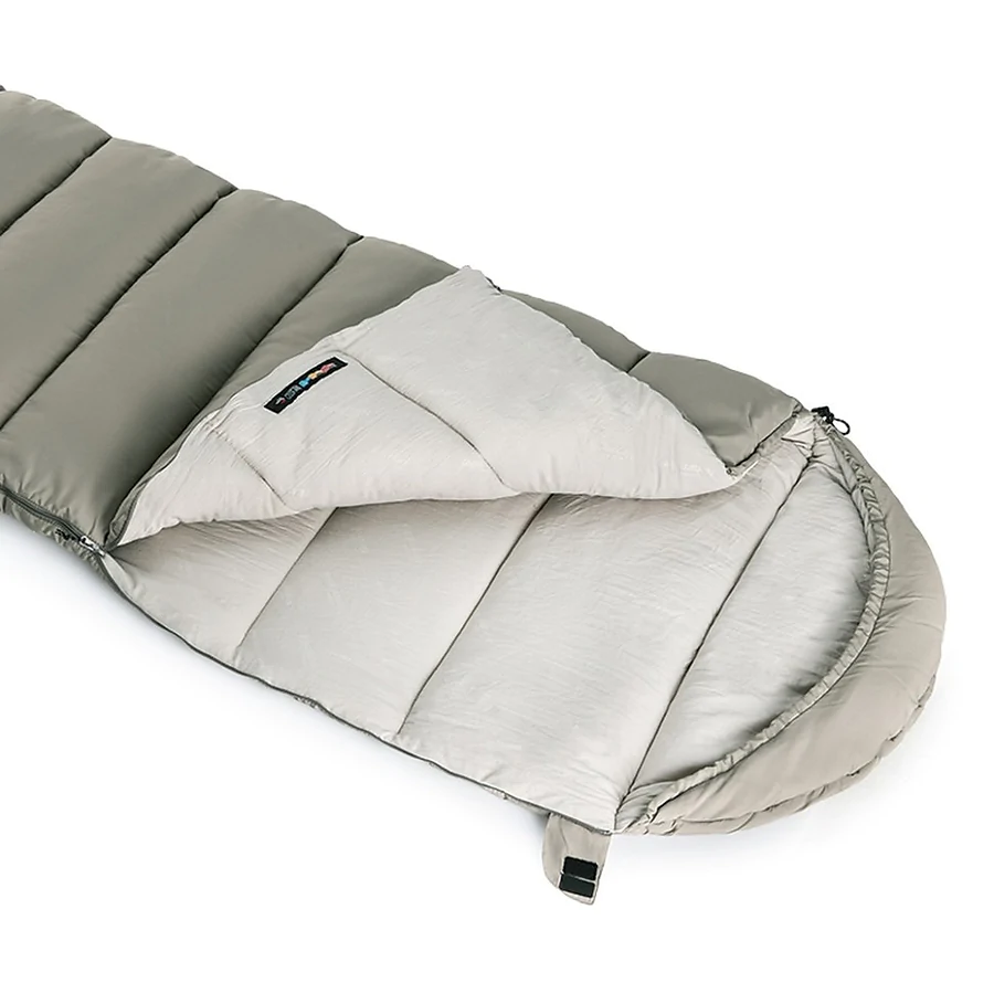 Спальный мешок с капюшоном Naturehike MS100 CNK2350WS023 правый. Олива
