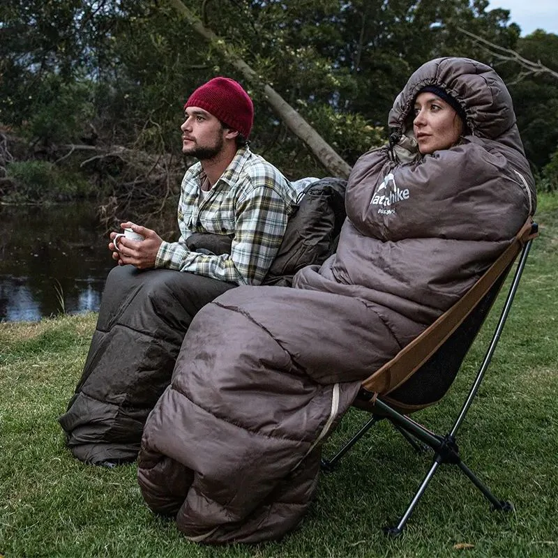 Спальный мешок с капюшоном Naturehike U150 NH20MSD07 11°C правый. Олива