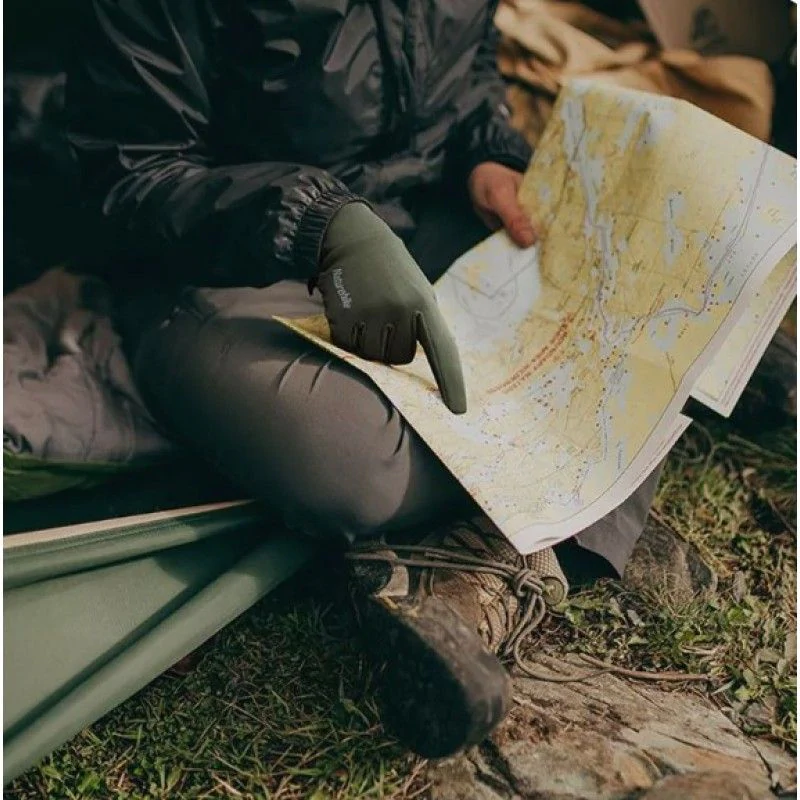 Рукавички трикотажні з покращеним хватом Naturehike NH20FS032. Олива