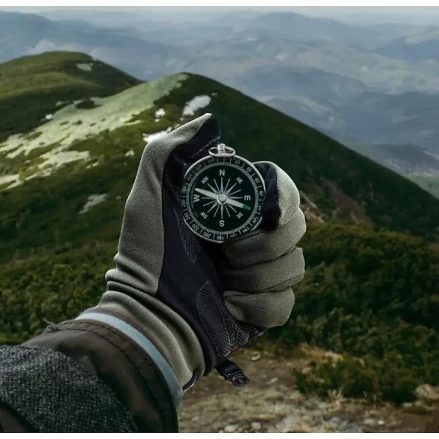 Рукавички трикотажні з покращеним хватом Naturehike NH20FS032. Чорний