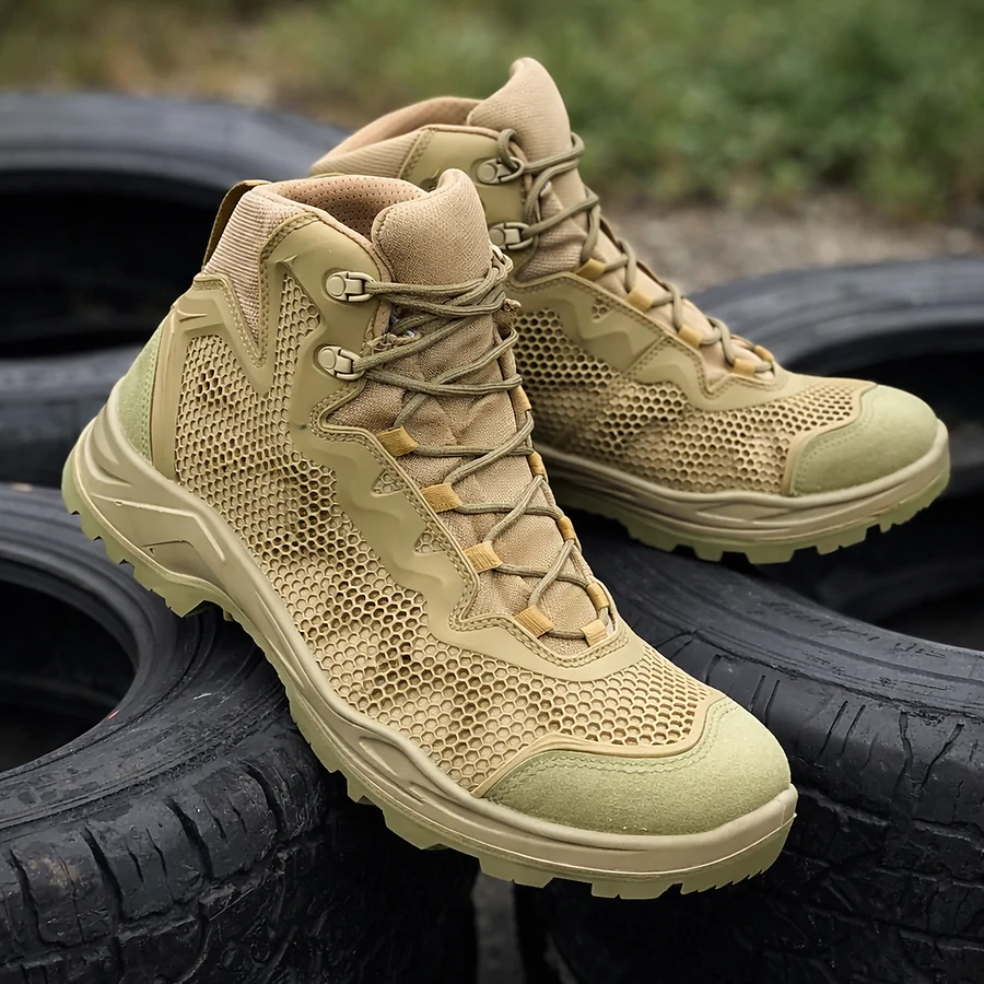 Берці тактичні літні Талан Gore-Tex. Койот