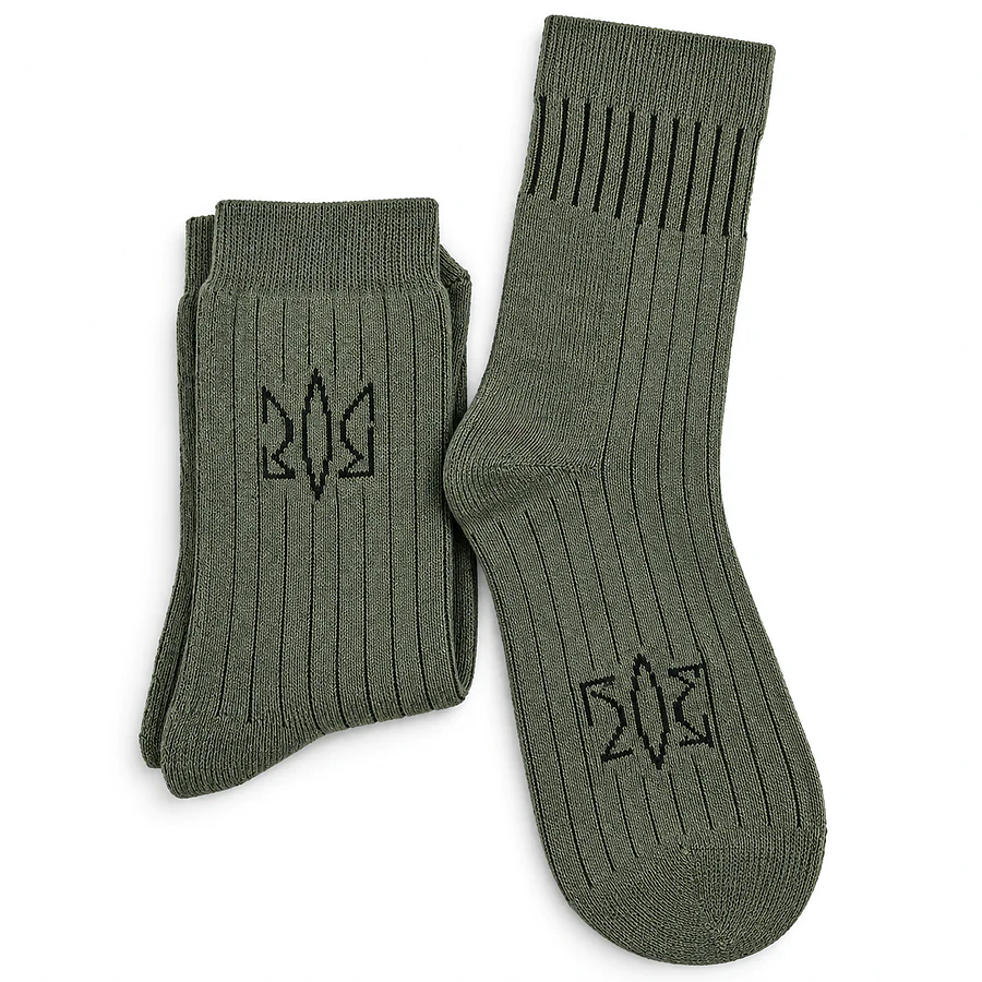 Шкарпетки чоловічі трекінгові Supersox. Олива