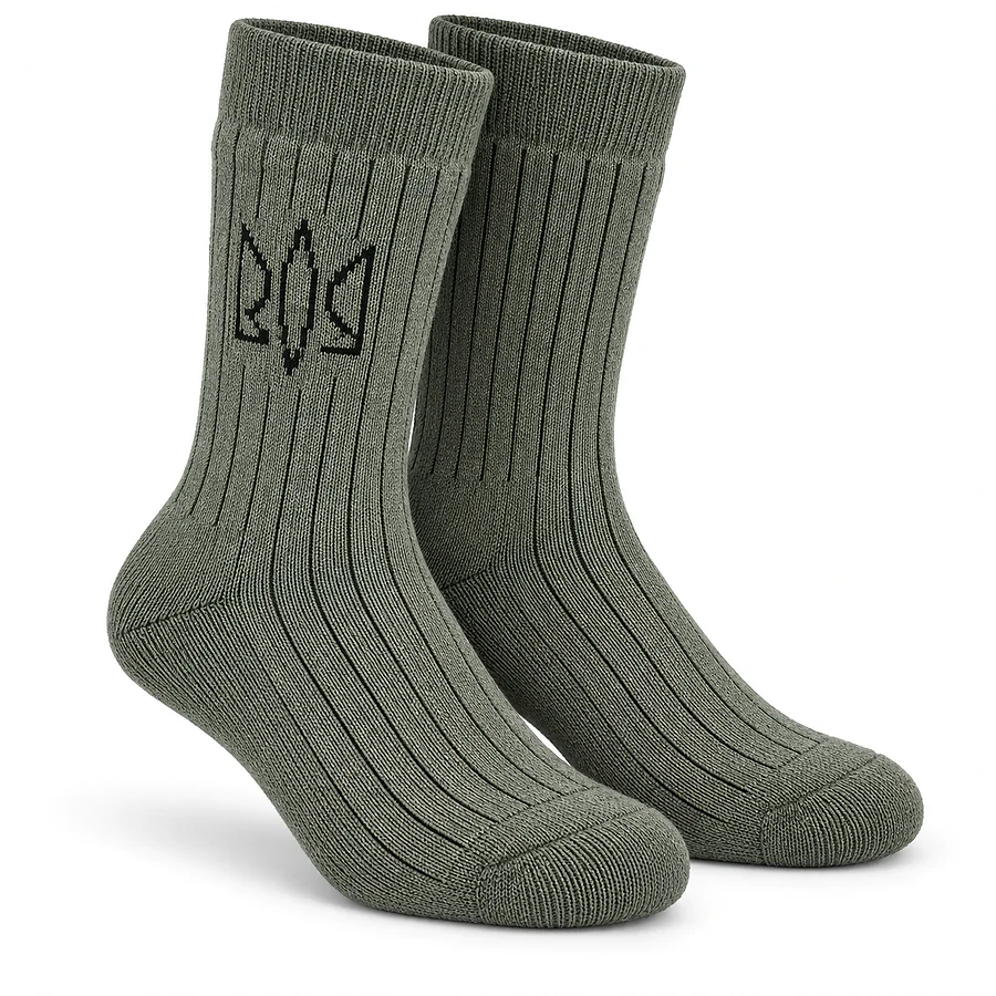 Шкарпетки чоловічі трекінгові Supersox. Олива
