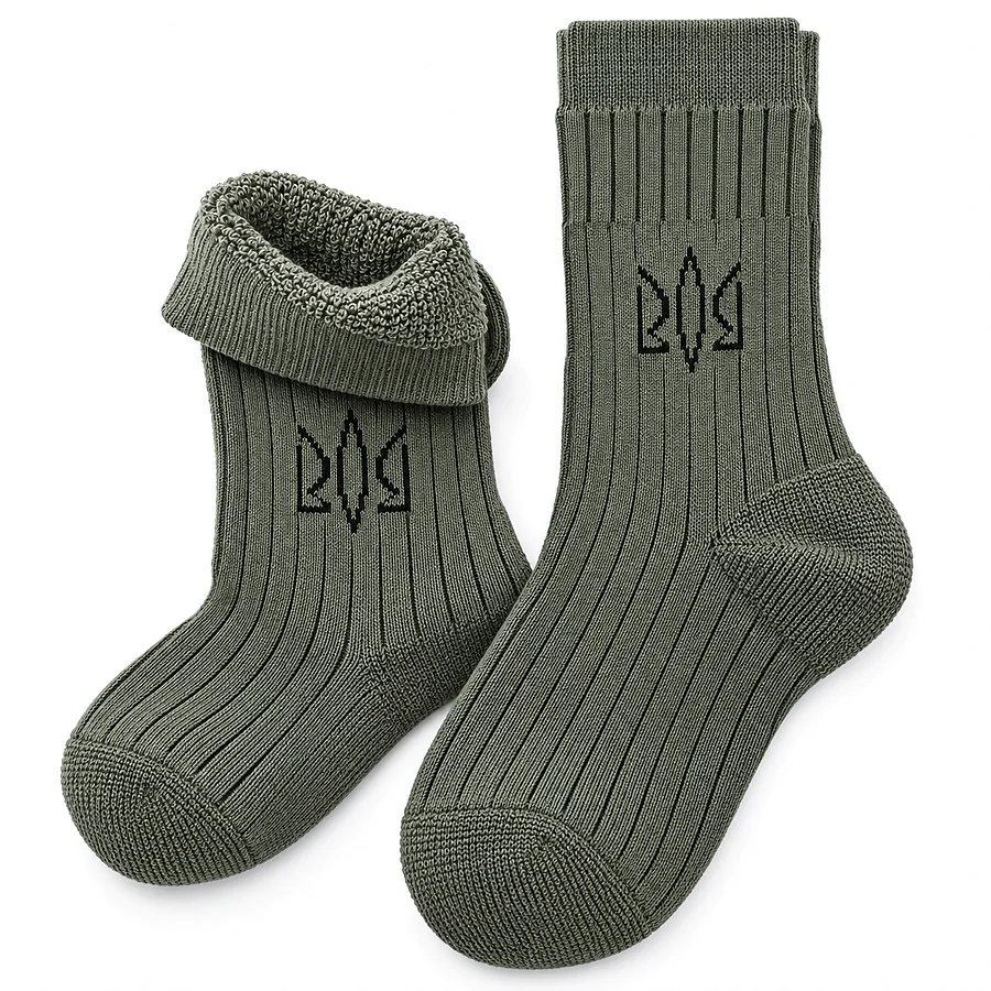 Шкарпетки чоловічі трекінгові Supersox. Олива