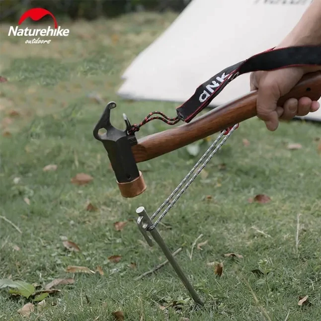 Кілок сталевий Naturehike NH19PJ014 25 см. Сірий