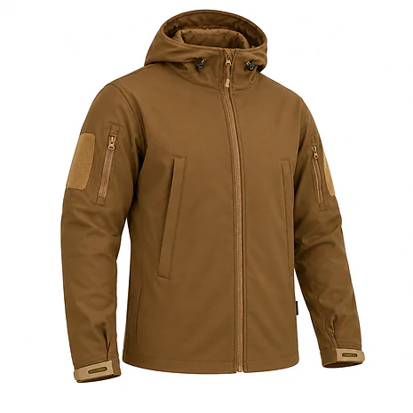 Куртка тактична 7.62 Tactical SoftShell на флісі. Койот