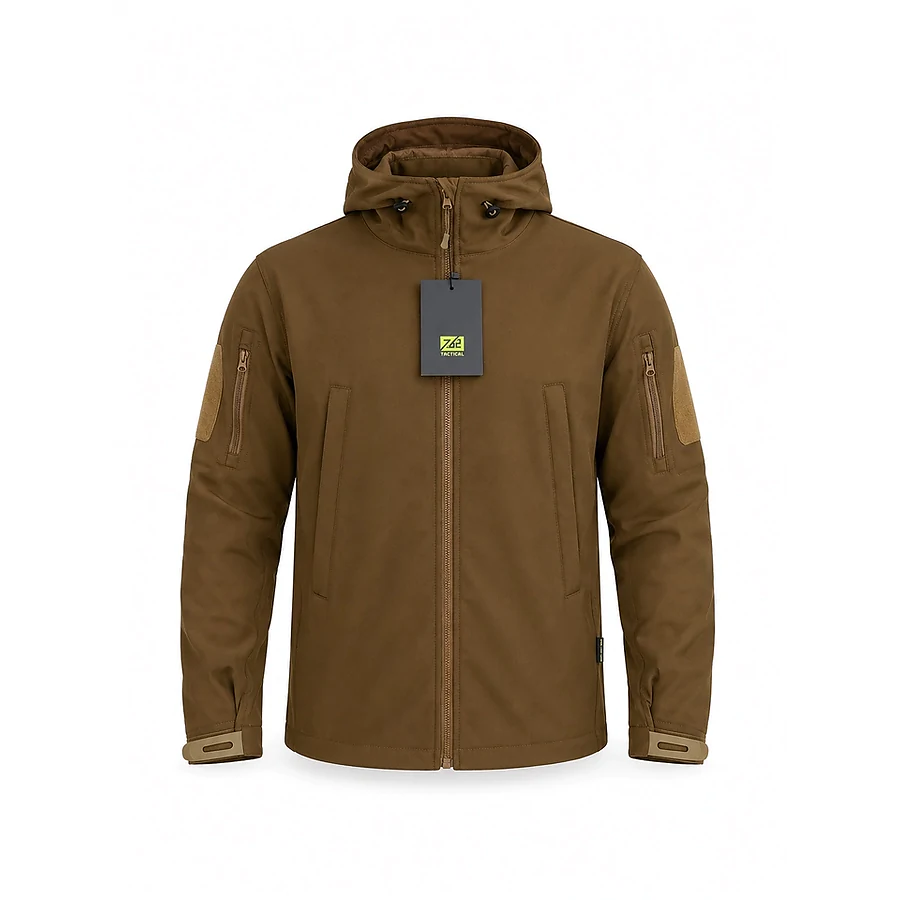 Куртка тактическая 7.62 Tactical SoftShell на флисе. Койот