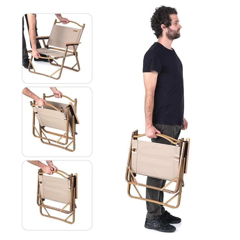 Розкладний стілець Naturehike MW02 NH19Y002-D. Бежевий