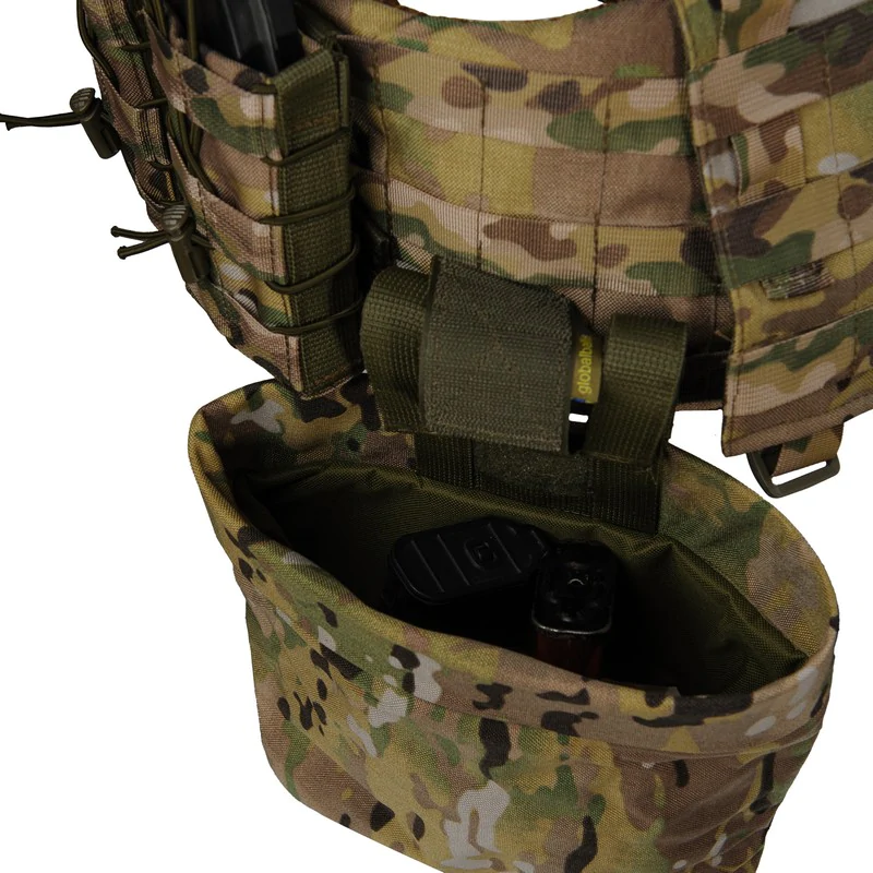 Ременно-плечевая система РПС Warbelt Molle с подсумками. Мультикам