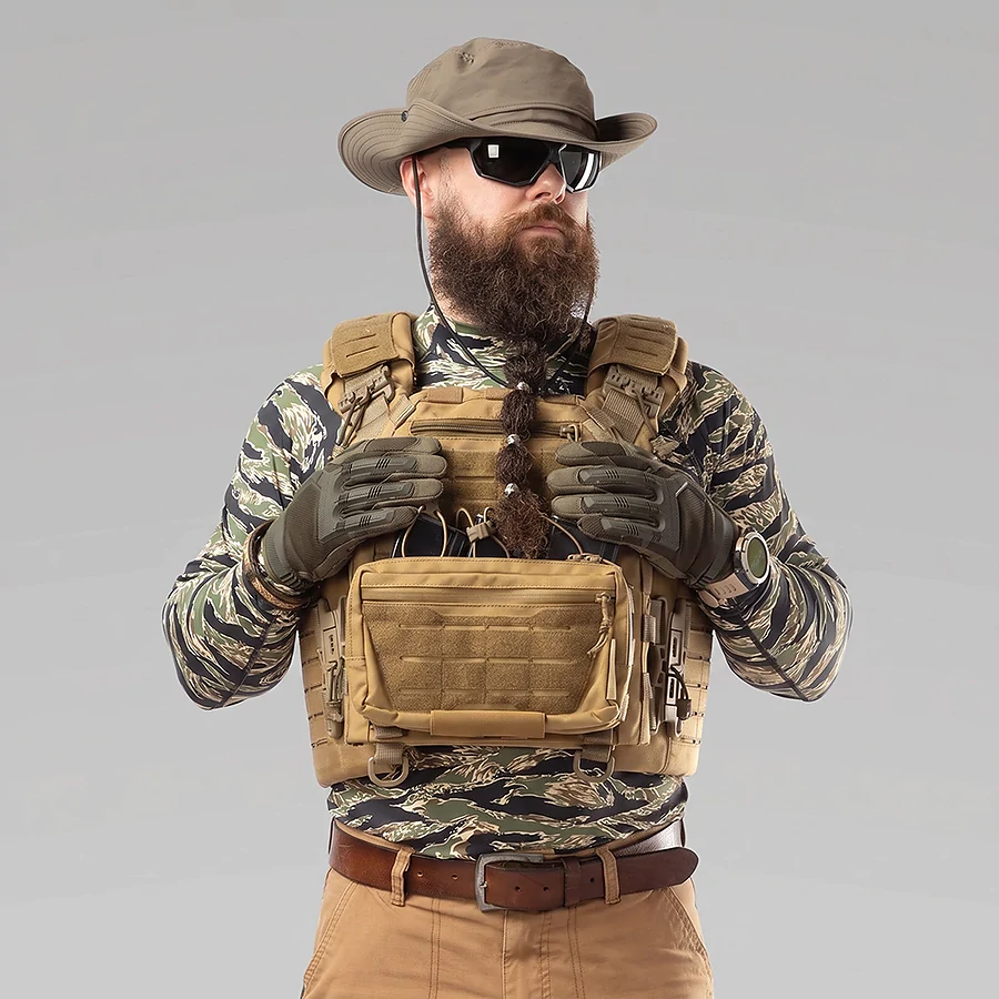 Чоловічий тактичний рашгард Combatant ASSAULT PRO LS. Tiger Green