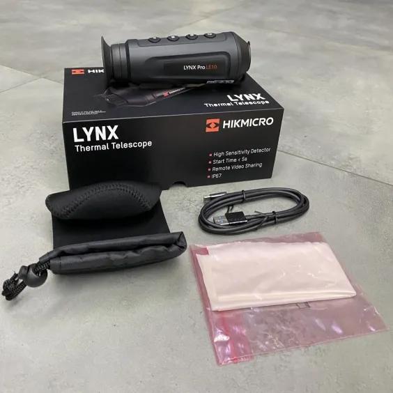 Тепловизор HikMicro Lynx Pro LE10, 10 мм, Wi-Fi, стaдиoмeтpичecĸий дaльнoмep, видеозапись