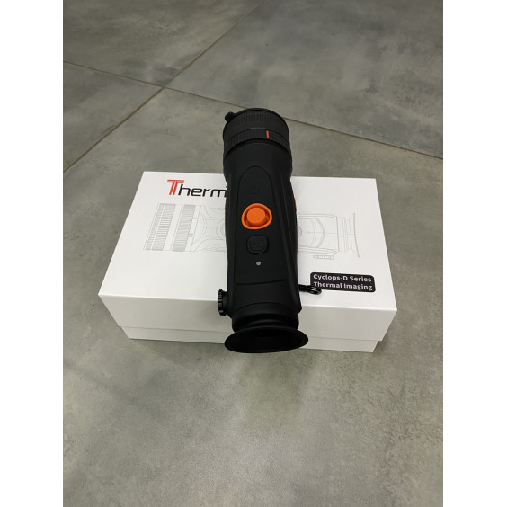 Тепловізор ThermTec Cyclops 350D, 25/50 мм, AI-режим розпізнавання та оцінки дистанції, двосторонній Wi-Fi