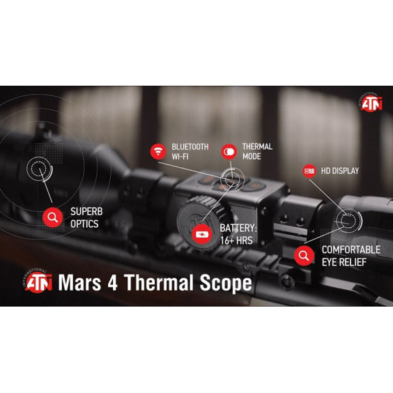 Тепловізійний приціл ATN MARS 4 4.5-18X (384x288) 1800м