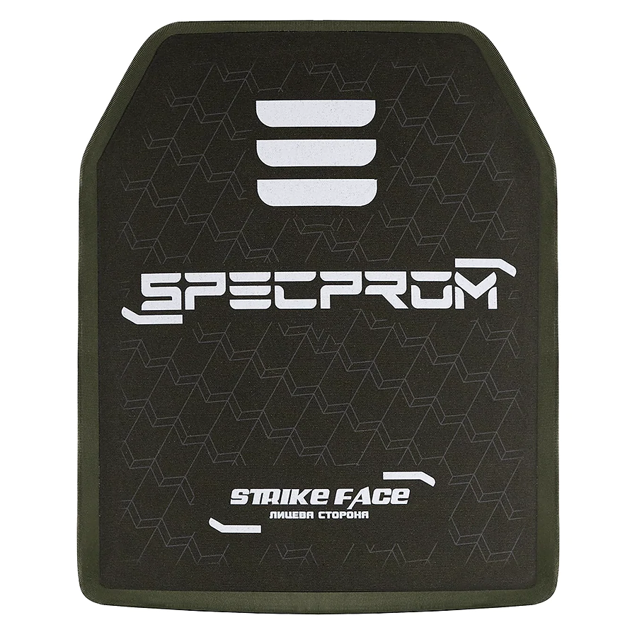 Керамическая бронеплита S-Line 6-го класса SPECPROM. Вес 2.9 кг. Размер 25 на 30 см