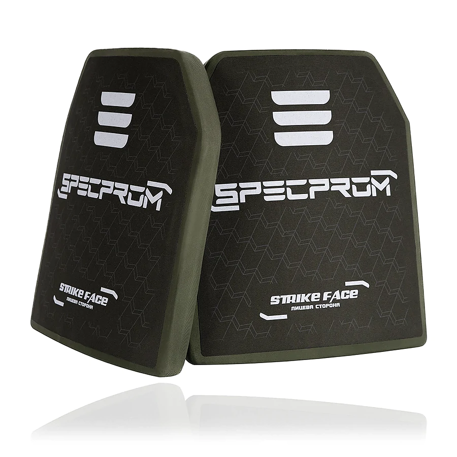 Керамическая бронеплита S-Line 6-го класса SPECPROM. Вес 2.9 кг. Размер 25 на 30 см