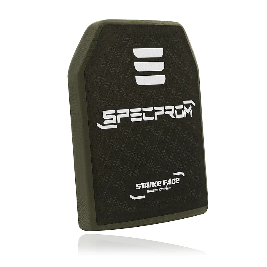 Керамическая бронеплита S-Line 6-го класса SPECPROM. Вес 2.9 кг. Размер 25 на 30 см
