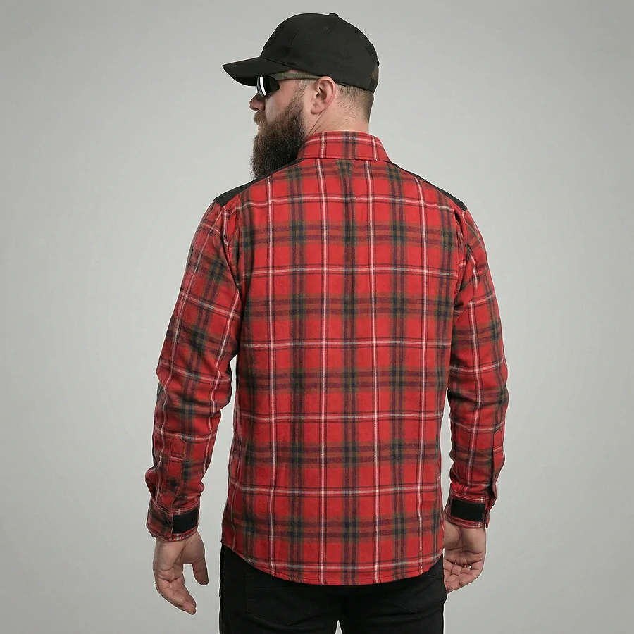 Сорочка в клітинку Combatant Blackwater Field Shirt Core. Червоний