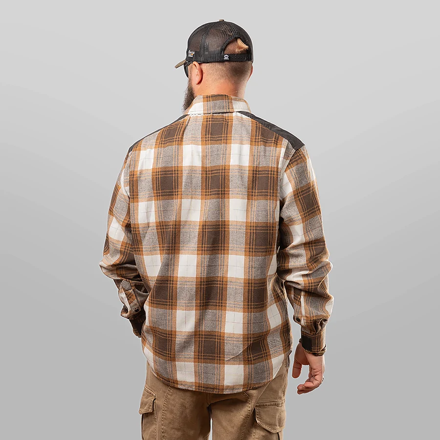 Рубашка в клетку Combatant Blackwater Field Shirt Core. Бежевый