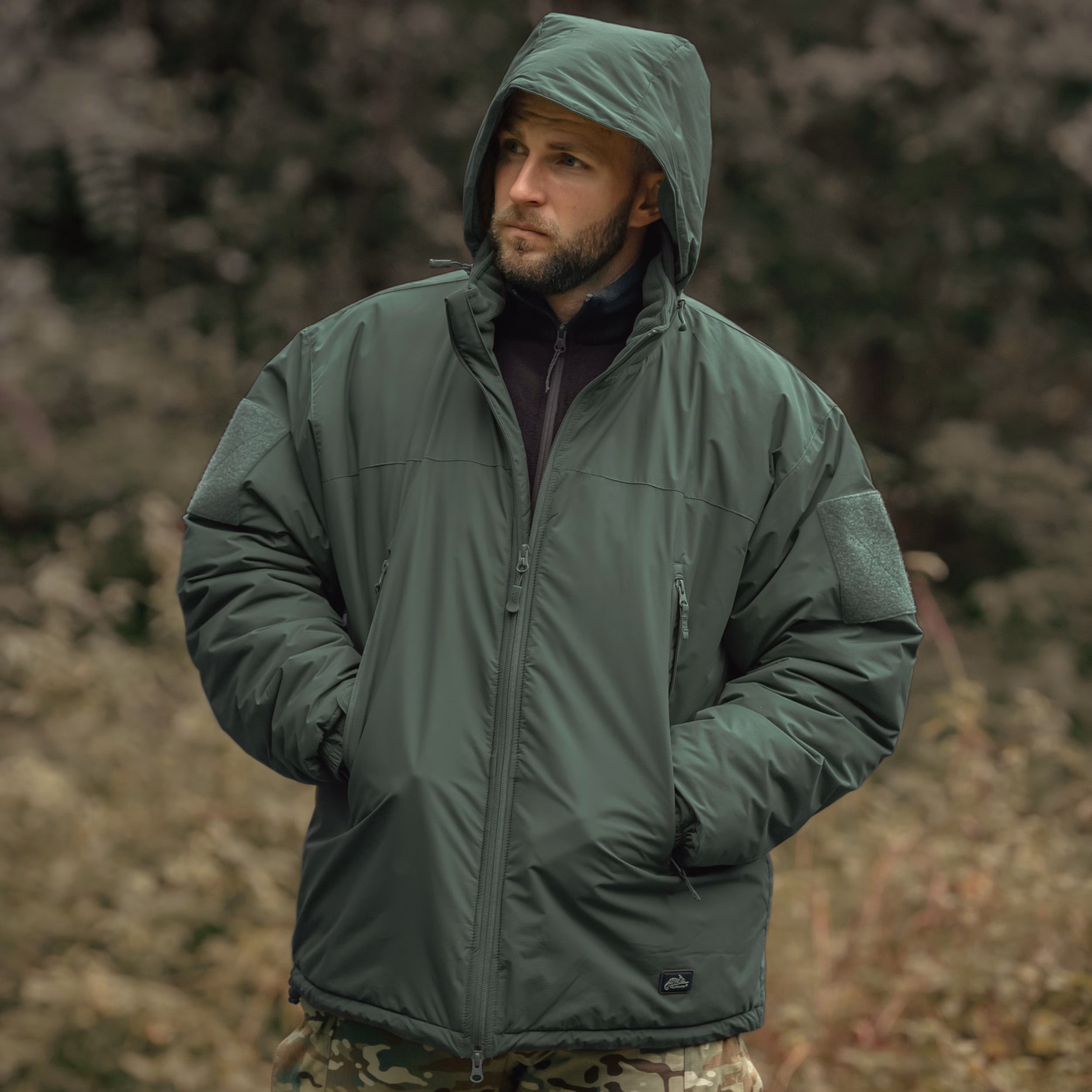 Куртка Helikon Level 7 Climashield Apex Alpha. Олива