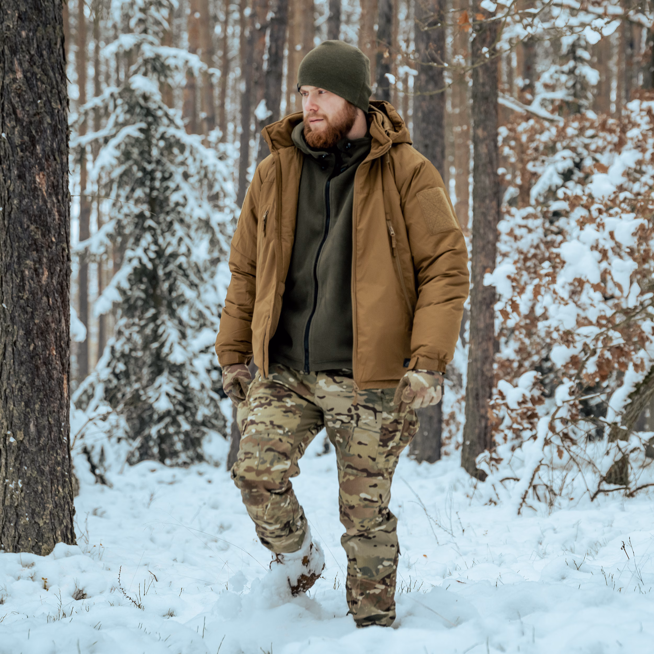Куртка Helikon Level 7 Climashield Apex Alpha. Койот