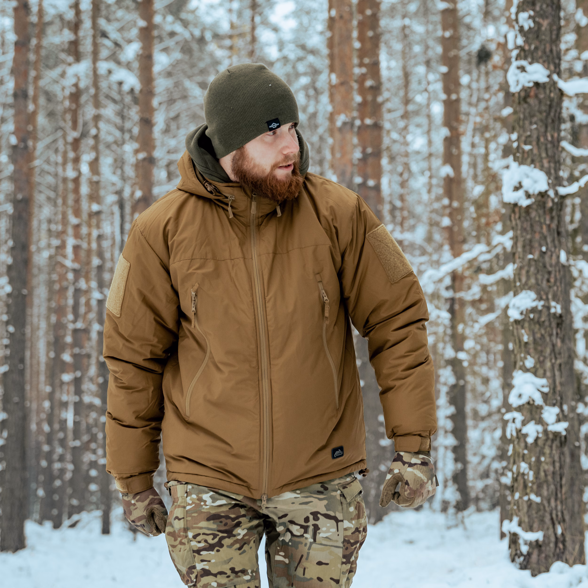 Куртка Helikon Level 7 Climashield Apex Alpha. Койот