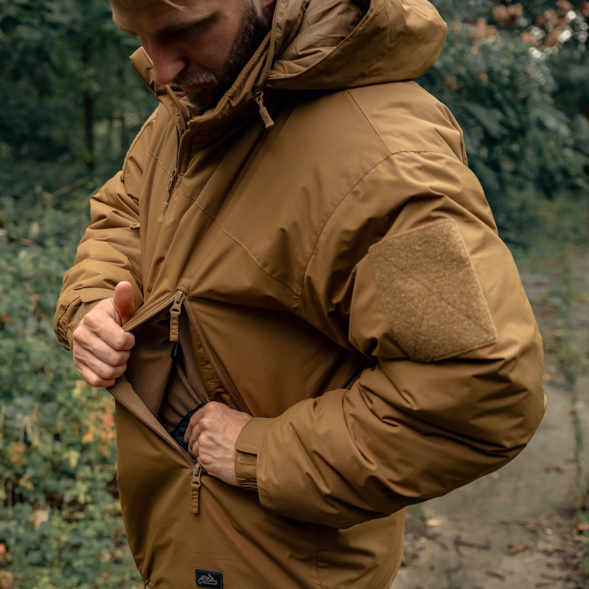 Куртка Helikon Level 7 Climashield Apex Alpha. Койот