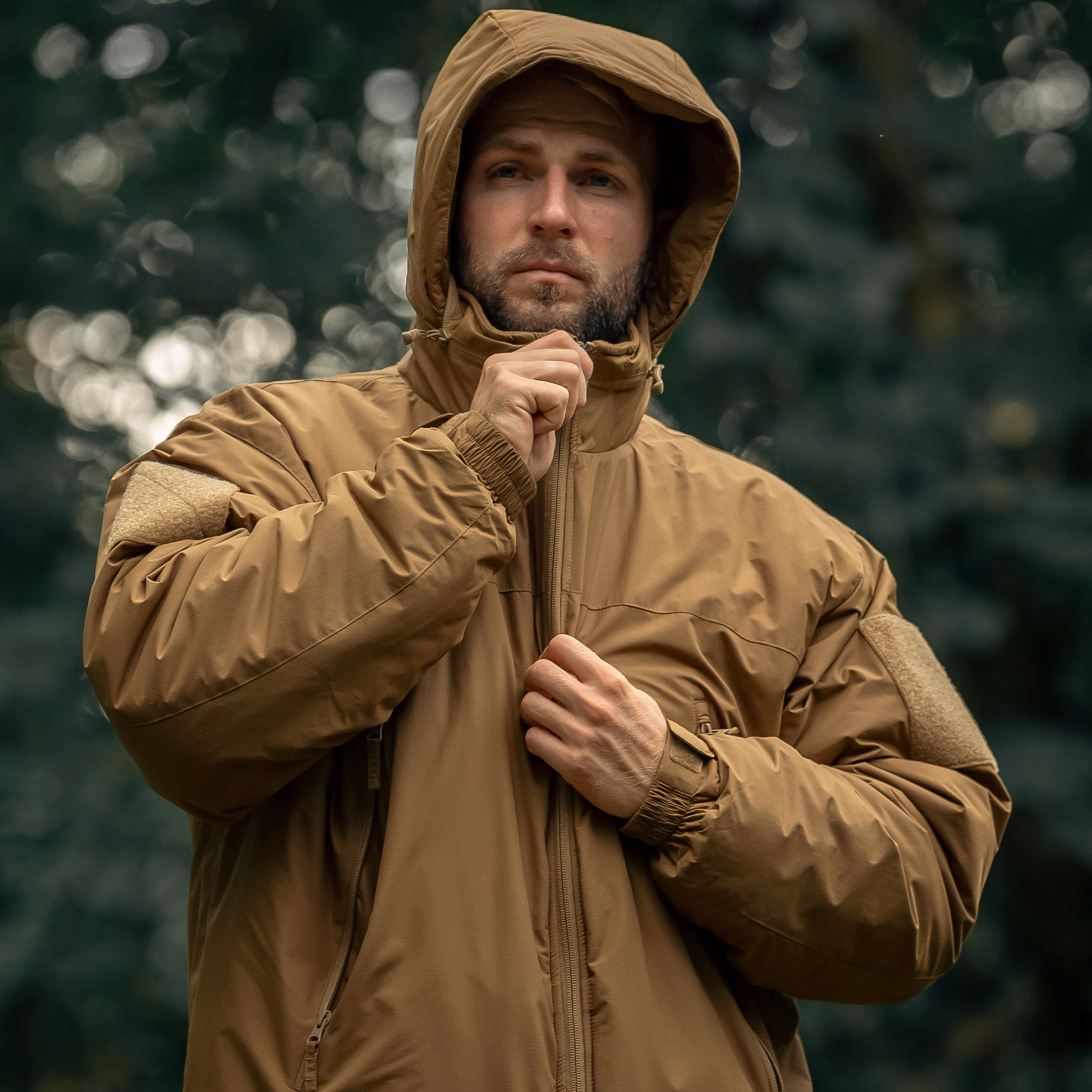 Куртка Helikon Level 7 Climashield Apex Alpha. Койот