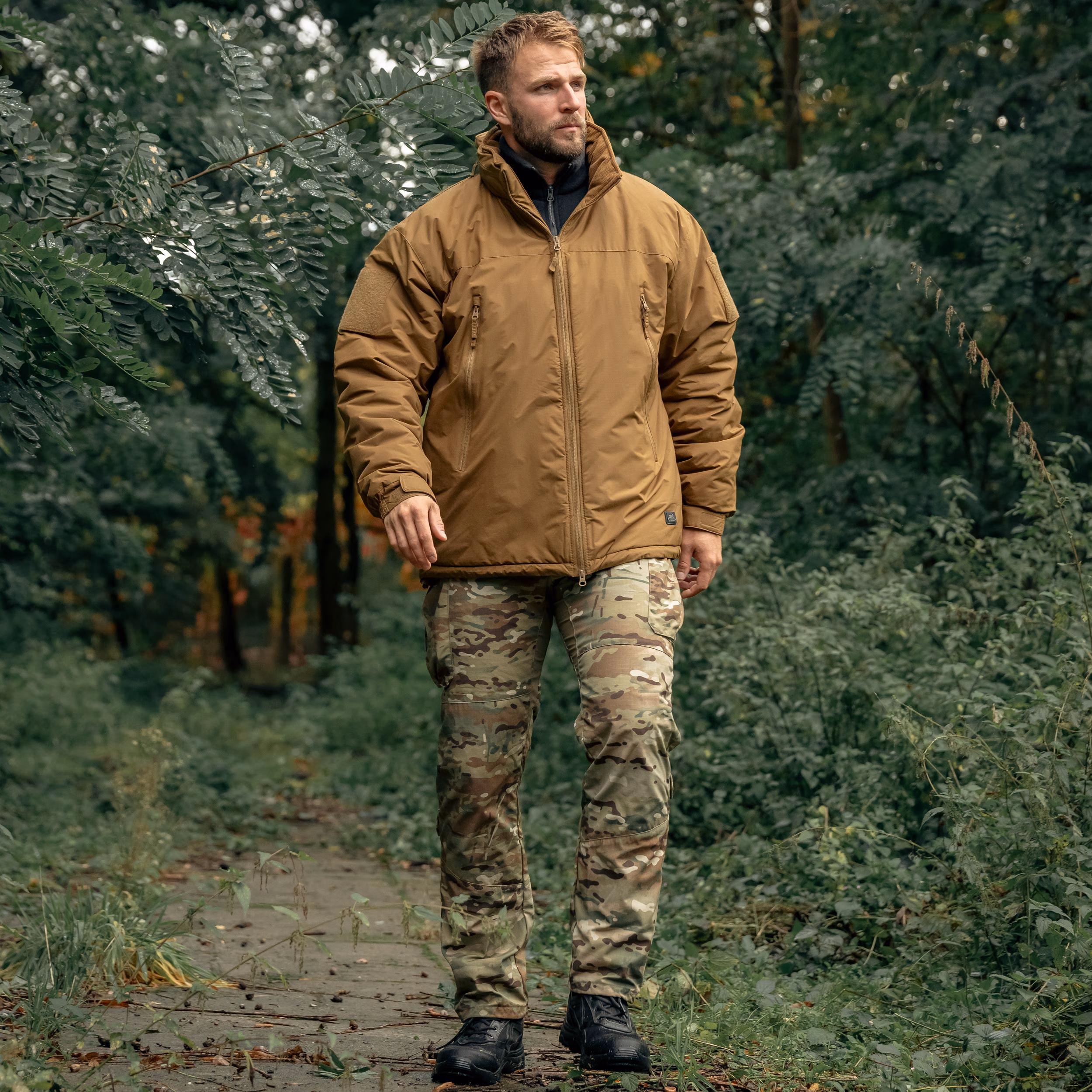 Куртка Helikon Level 7 Climashield Apex Alpha. Койот