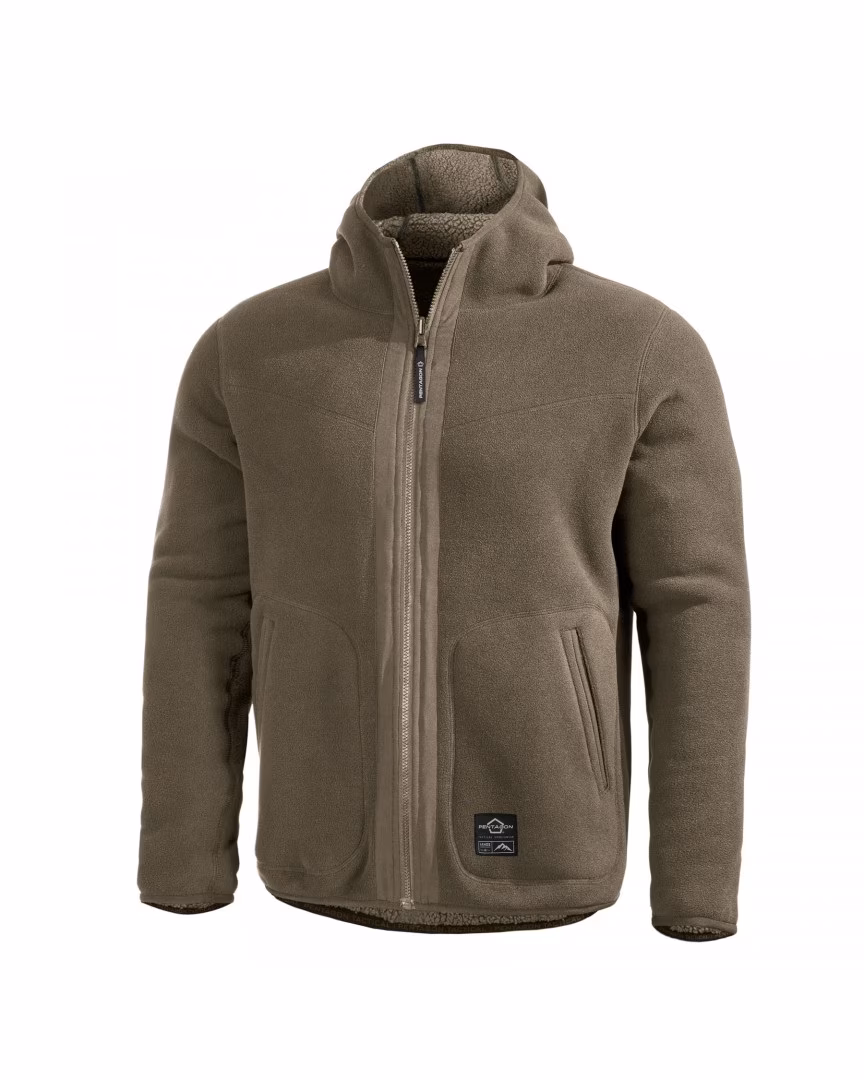 Флисовая куртка-кофта Pentagon IANOS SHERPA 2-IN-1, Хаки