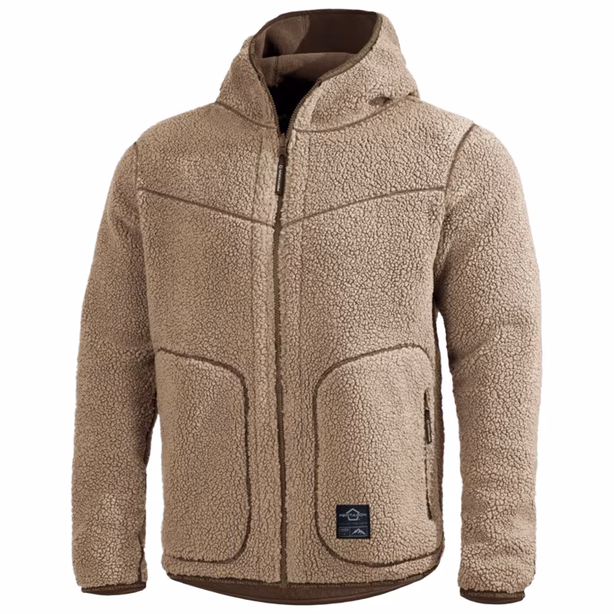 Флісова куртка-кофта Pentagon IANOS SHERPA 2-IN-1, Хакі