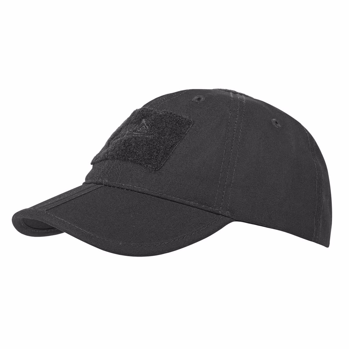 Тактична кепка Helikon PolyCotton Ripstop складна. Чорний