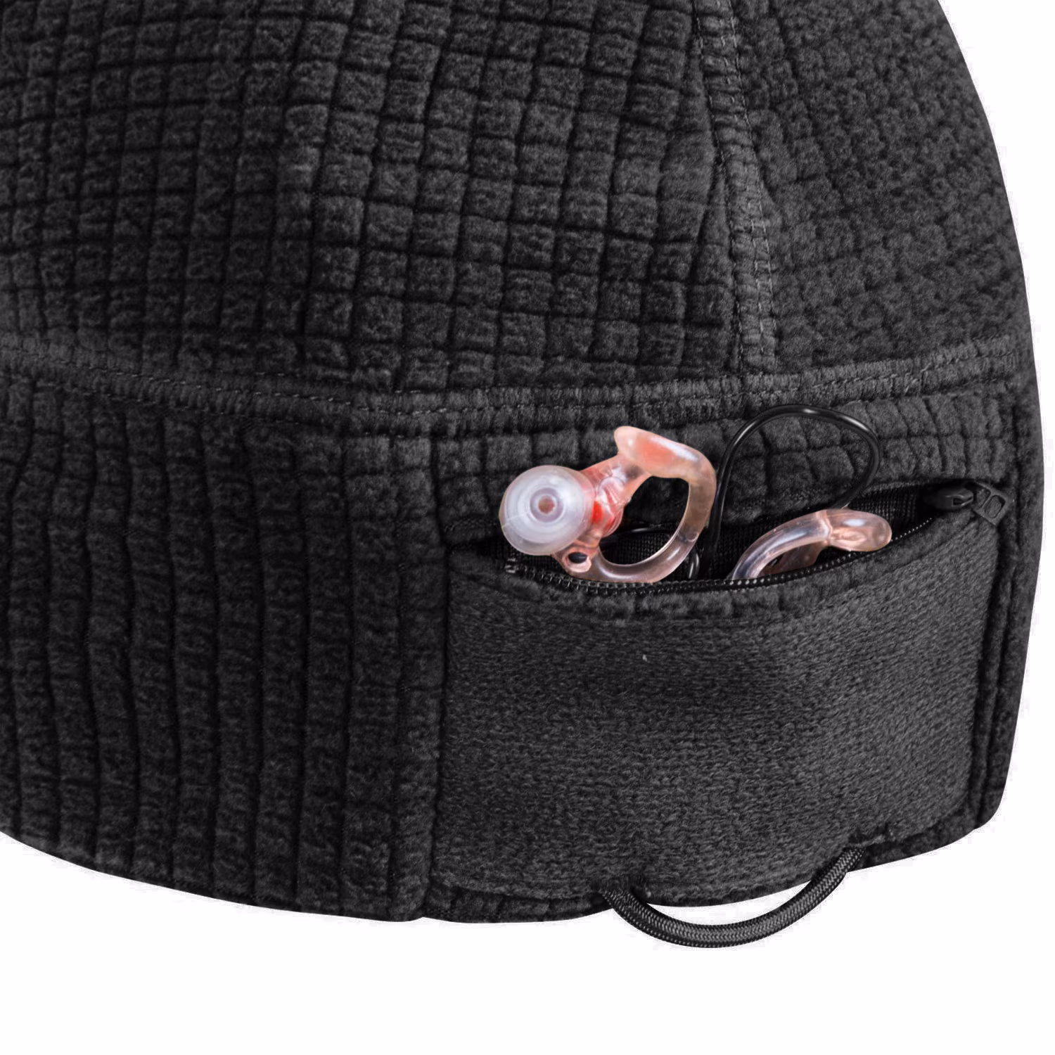 Шапка-подшлемник флисовая Helikon RANGE Beanie. Черный